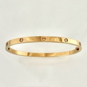 Gold Screw Bracelet Small Model